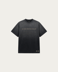 PRAYERS TEE ASH BLACK