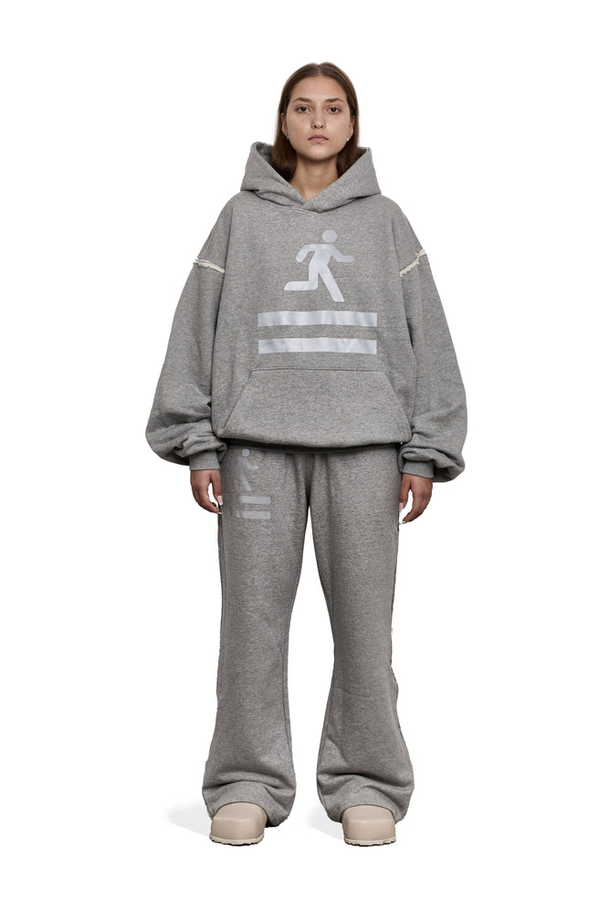 GRAY EXIT SWEATPANTS