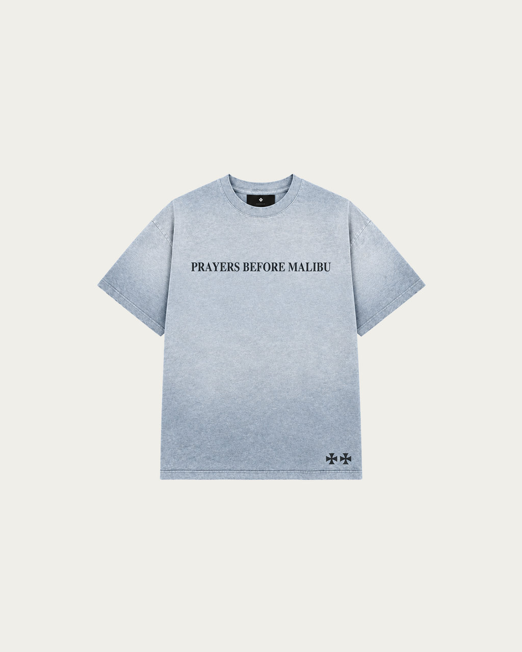 PRAYERS TEE GREY MELANGE