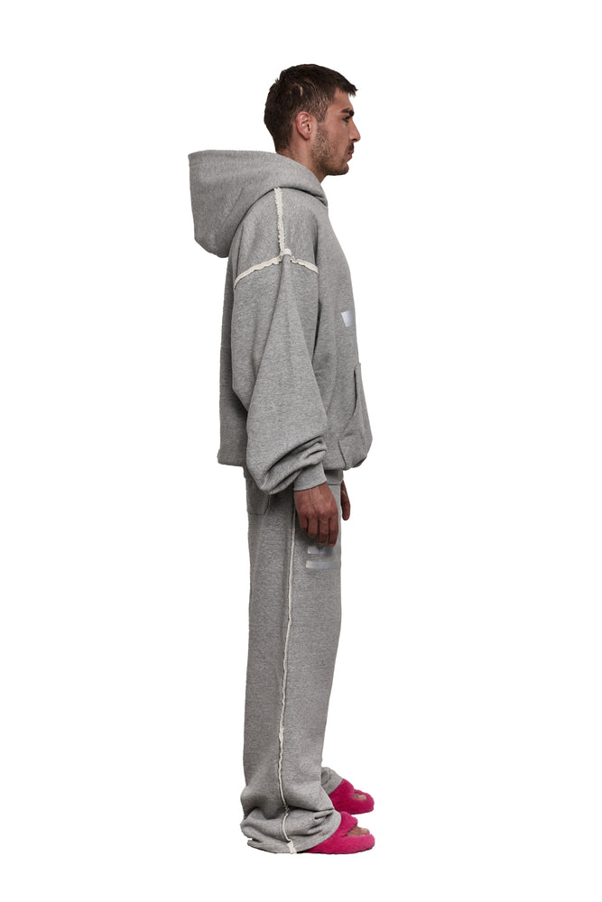 GRAY EXIT HOODIE