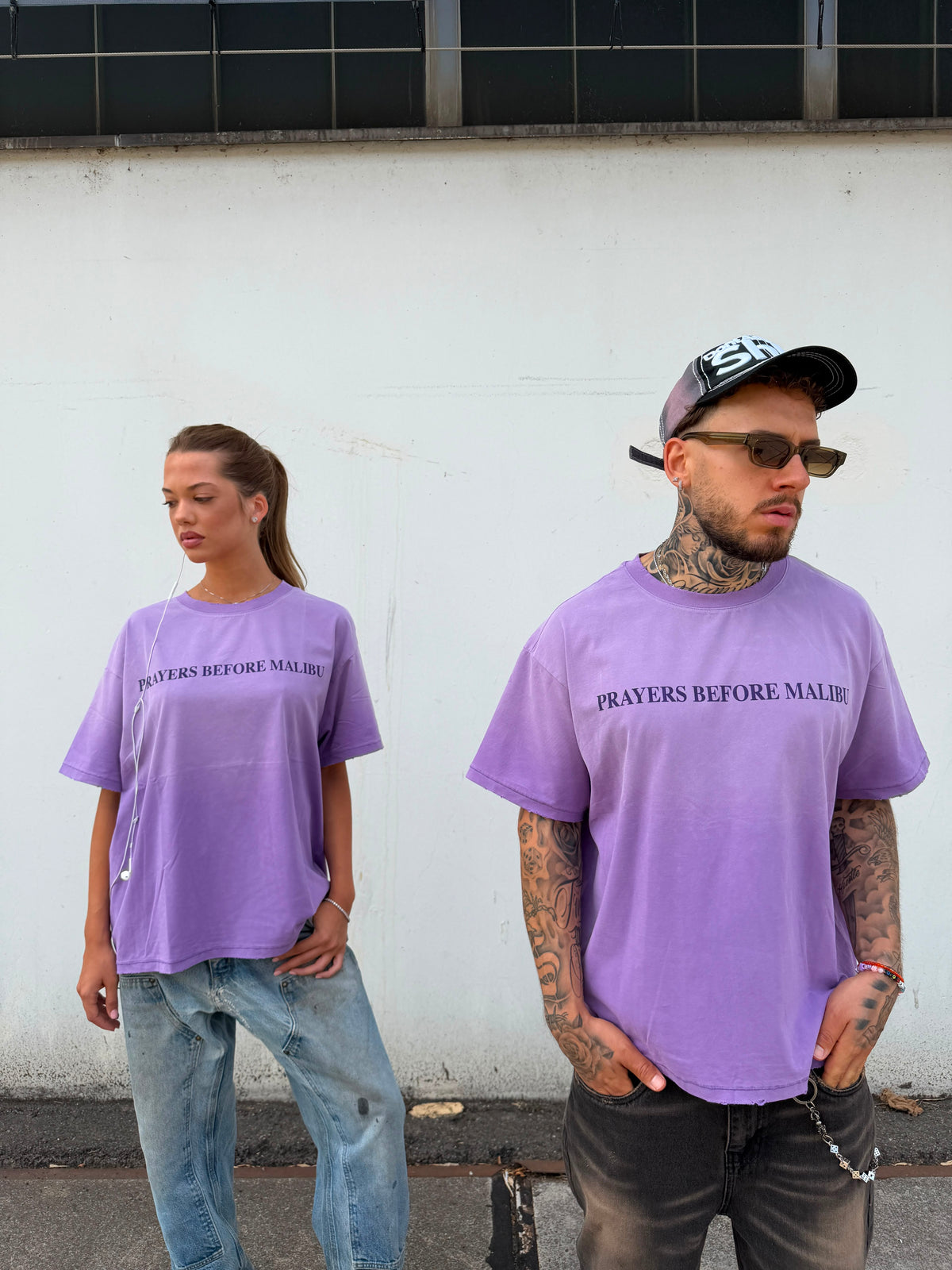 PRAYERS TEE PURPLE