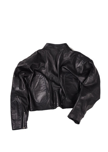 CASLAV PADDED BIKER JACKET LEATHER - Image 8