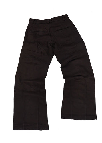 LJUBINKA FLARED BIKER PANTS CANVAS: VINTAGE BRONZE - Image 7