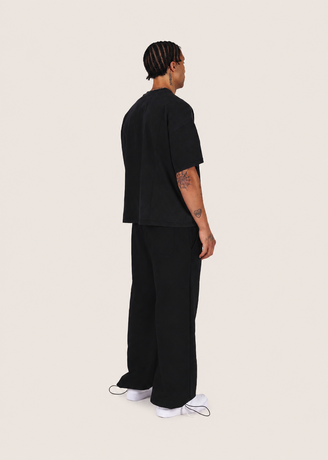 T-SHIRT BLACK BLANC