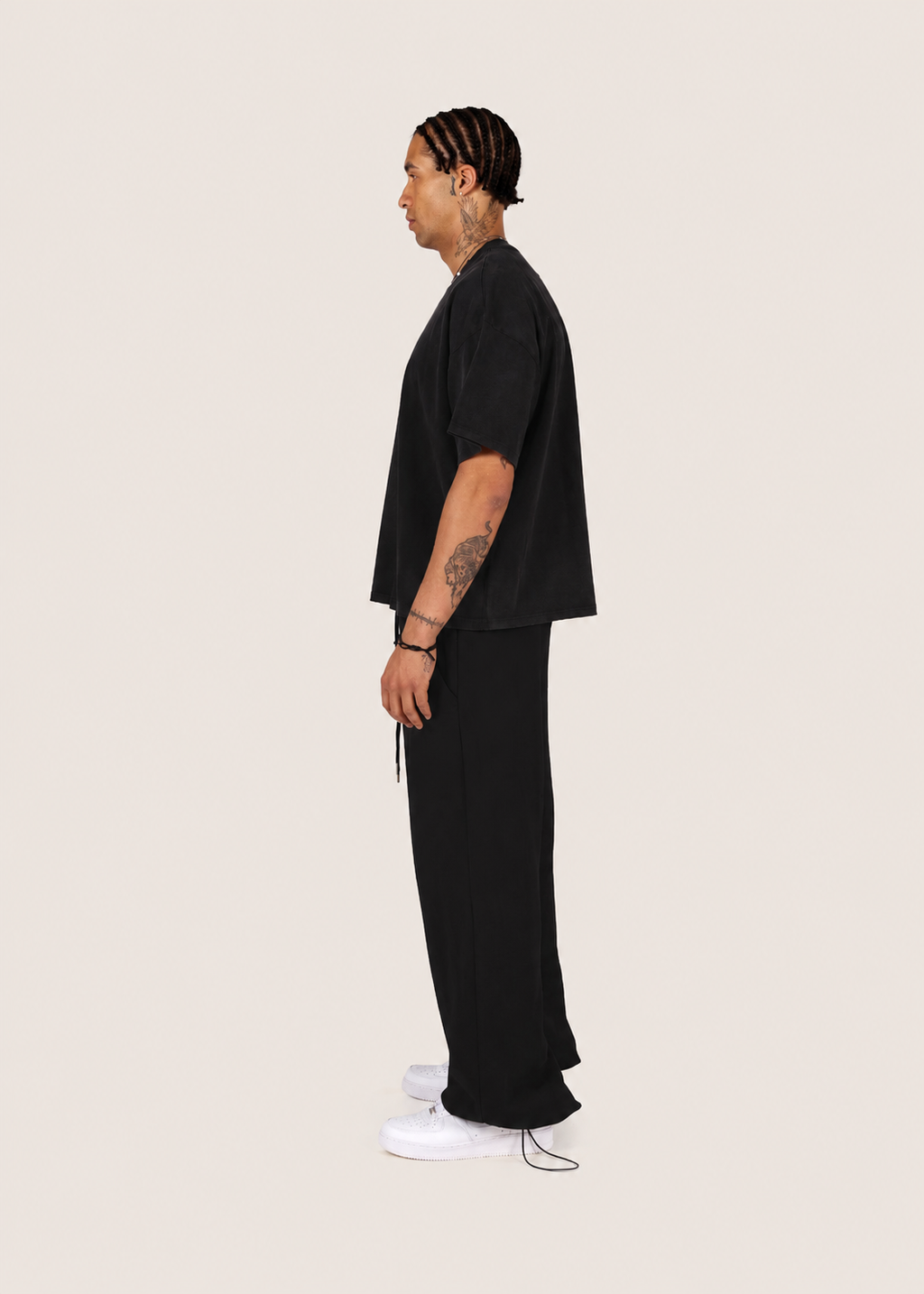T-SHIRT BLACK BLANC