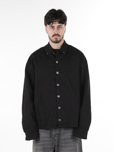 PADDED SHIRT BLACK - Image 3