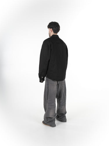 PADDED SHIRT BLACK - Image 7