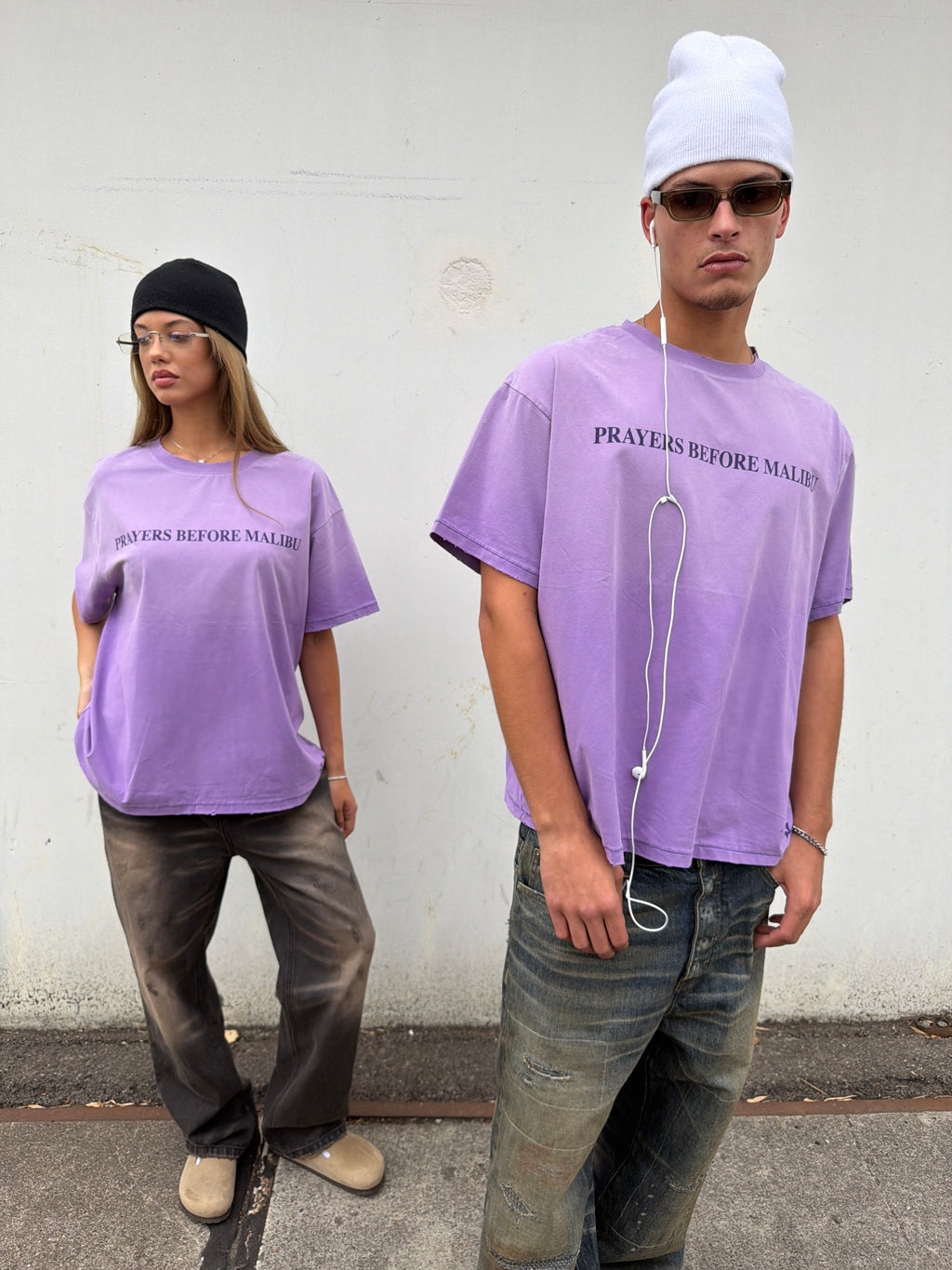 PRAYERS TEE PURPLE
