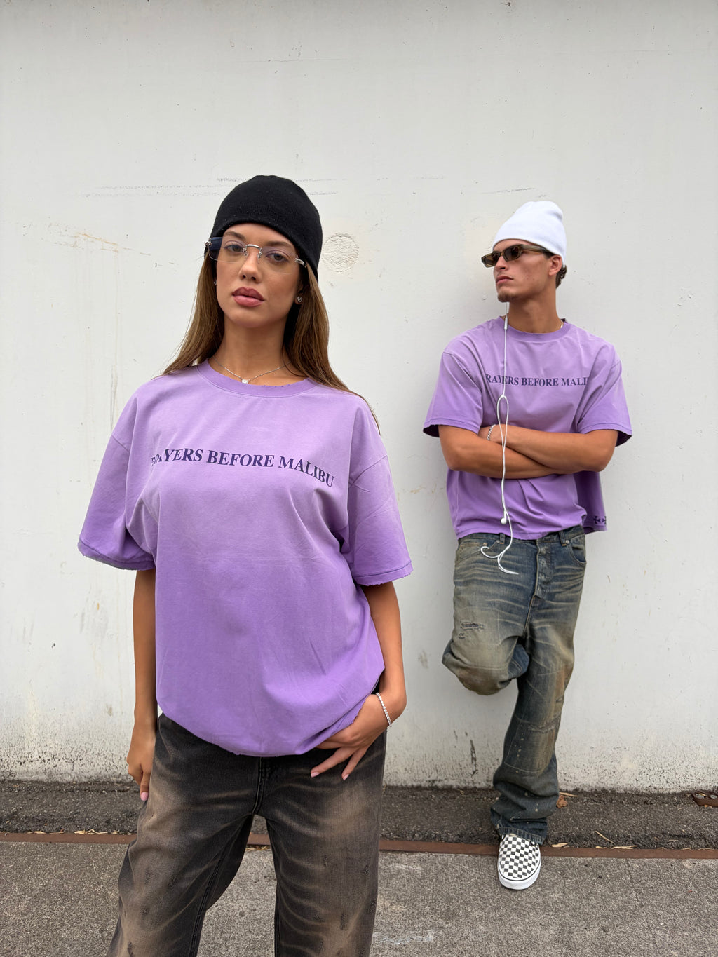 PRAYERS TEE PURPLE