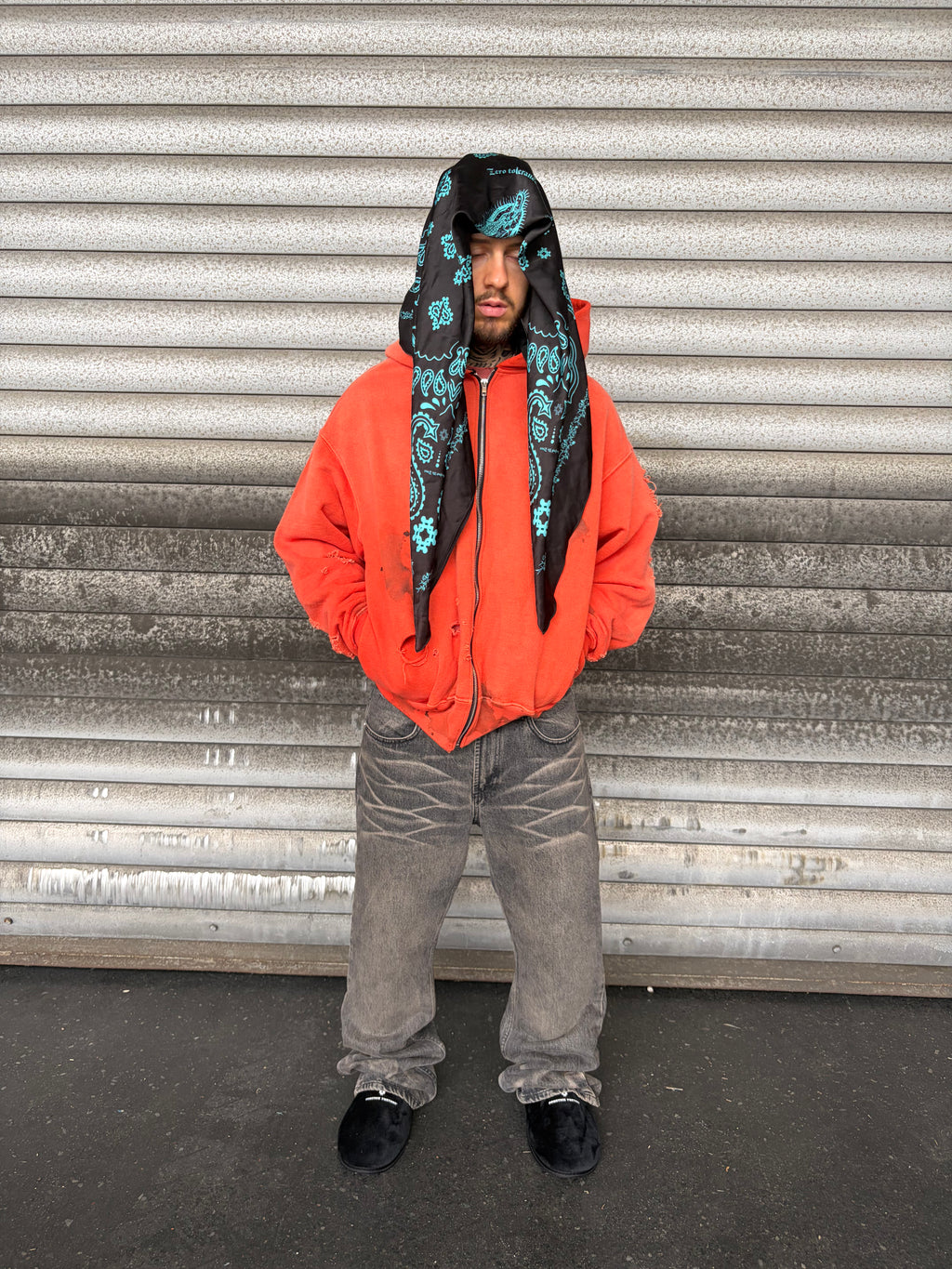 BURNT ORANGE ZIP