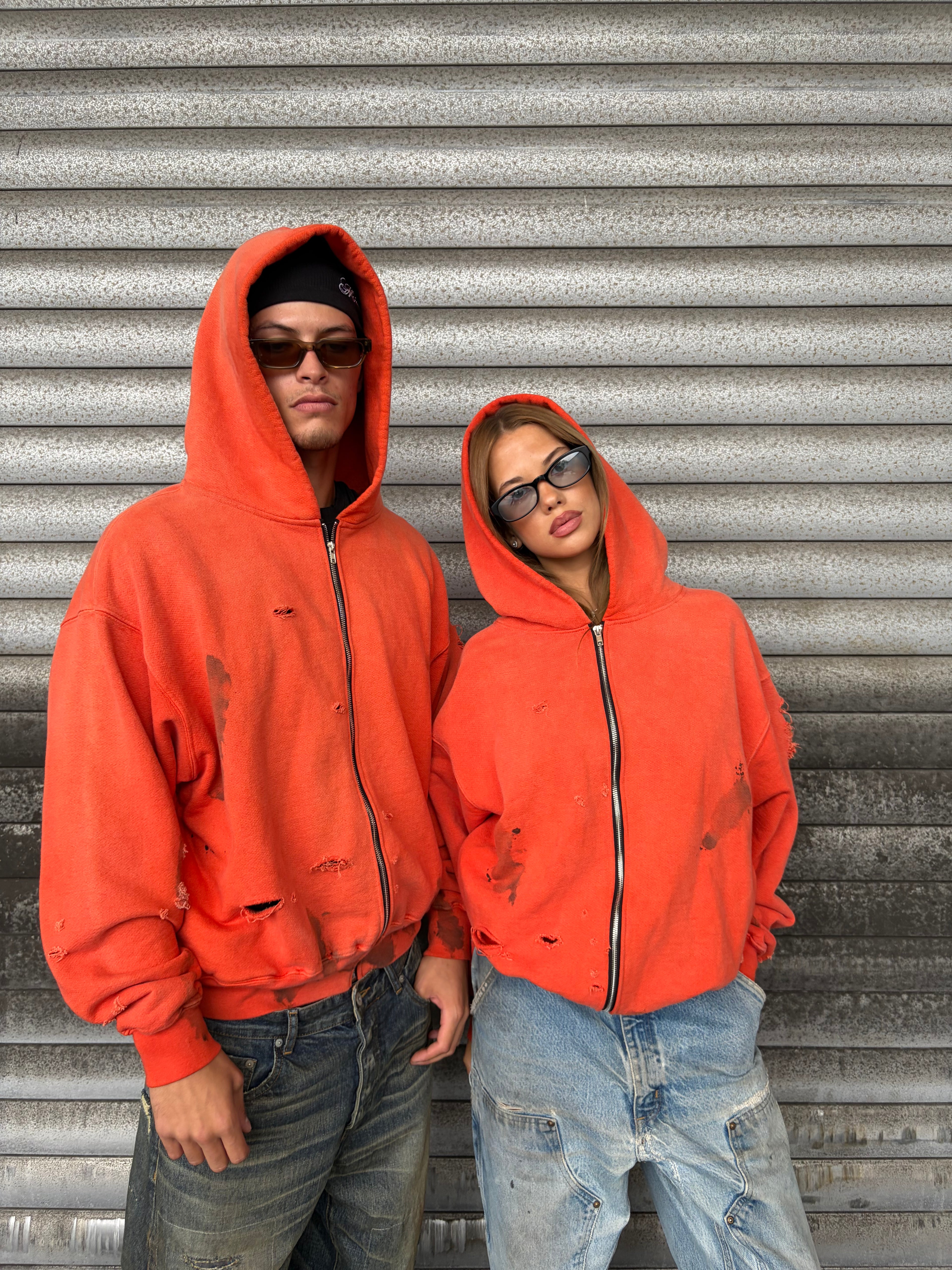 BURNT ORANGE ZIP