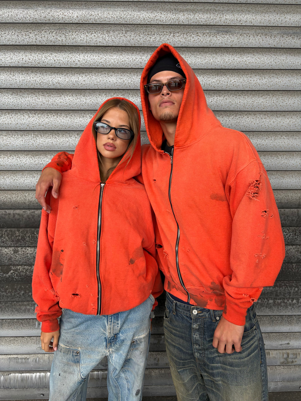 BURNT ORANGE ZIP