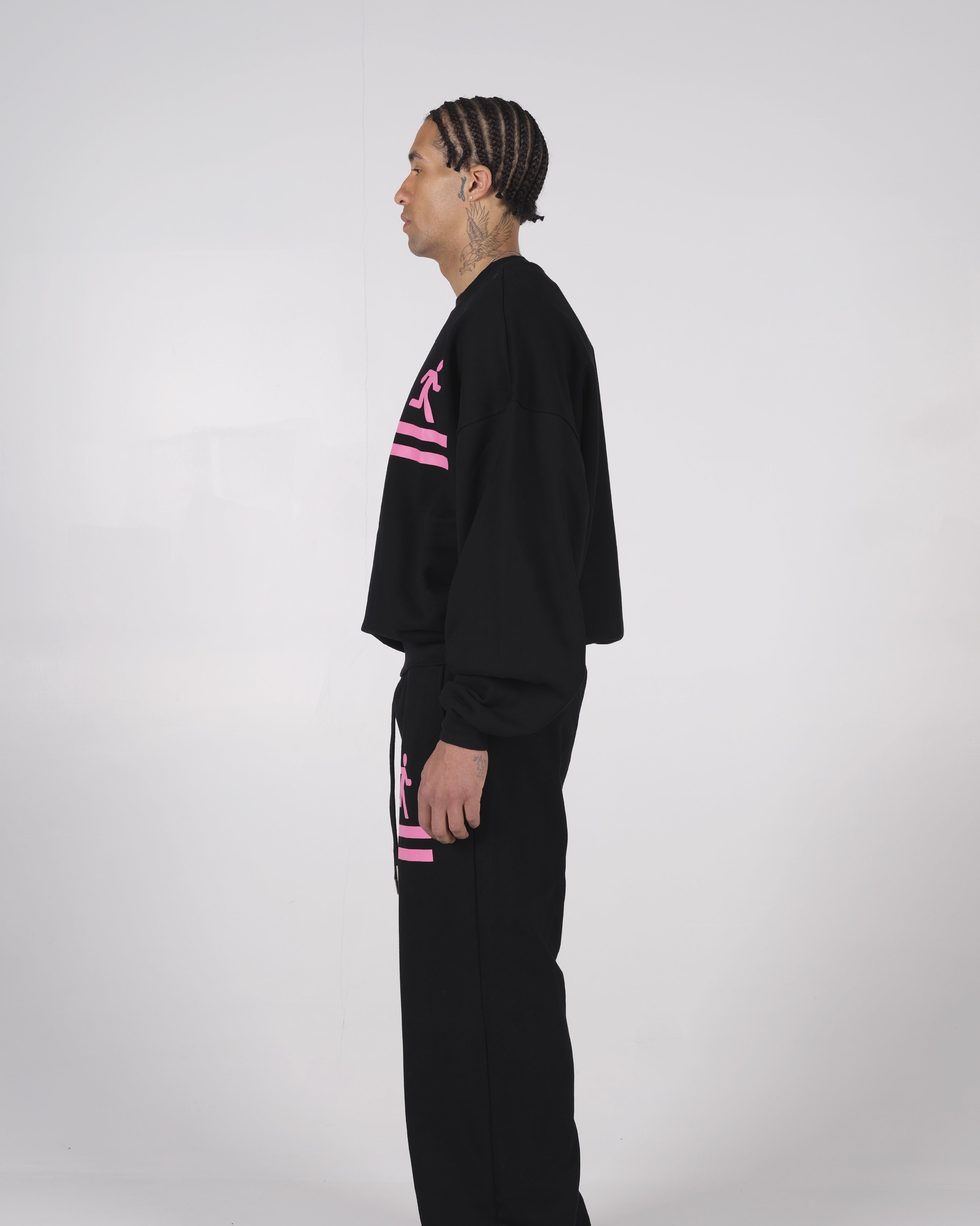 SLHTS SWEATER BLACK