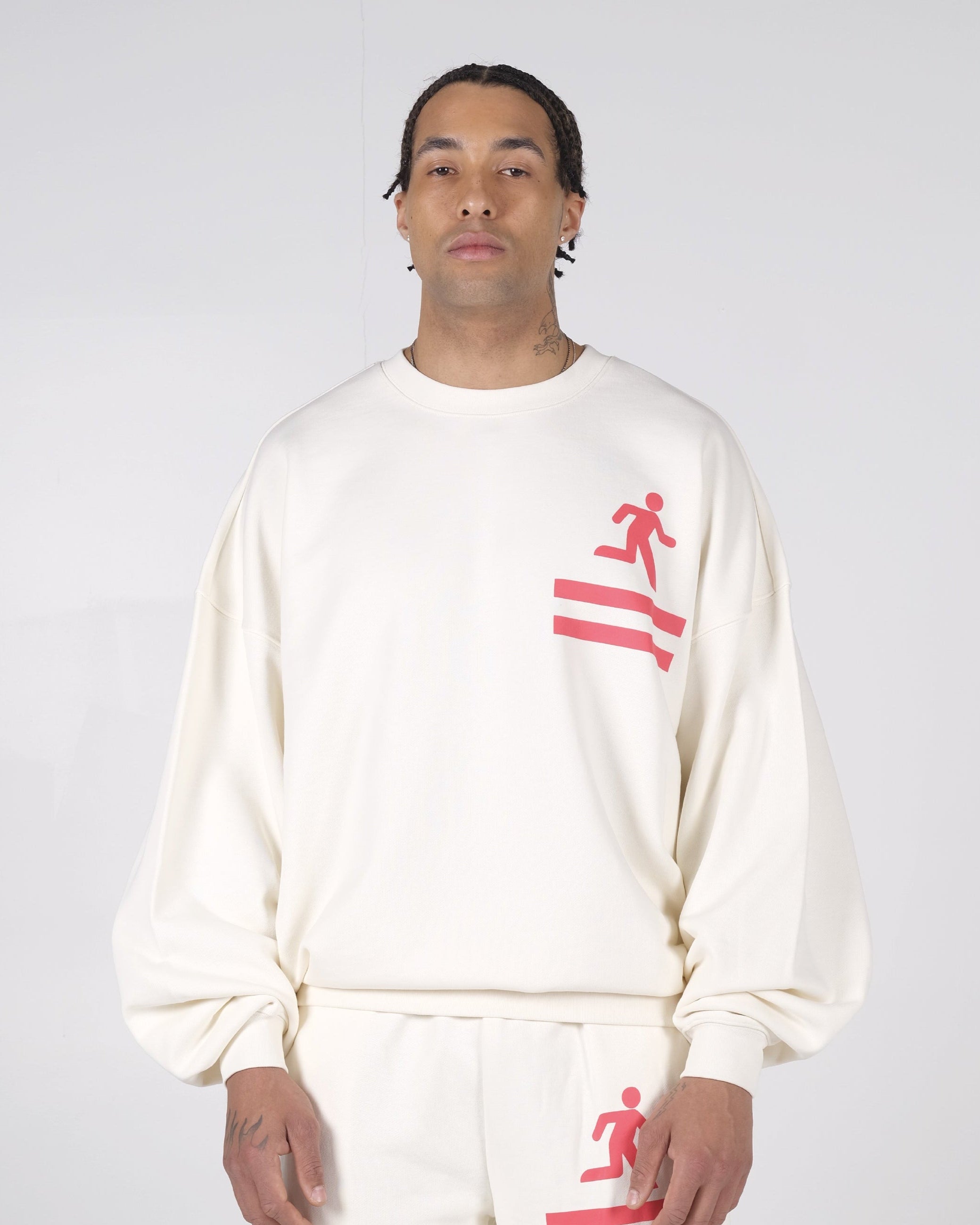 SLHTS SWEATER OFFWHITE