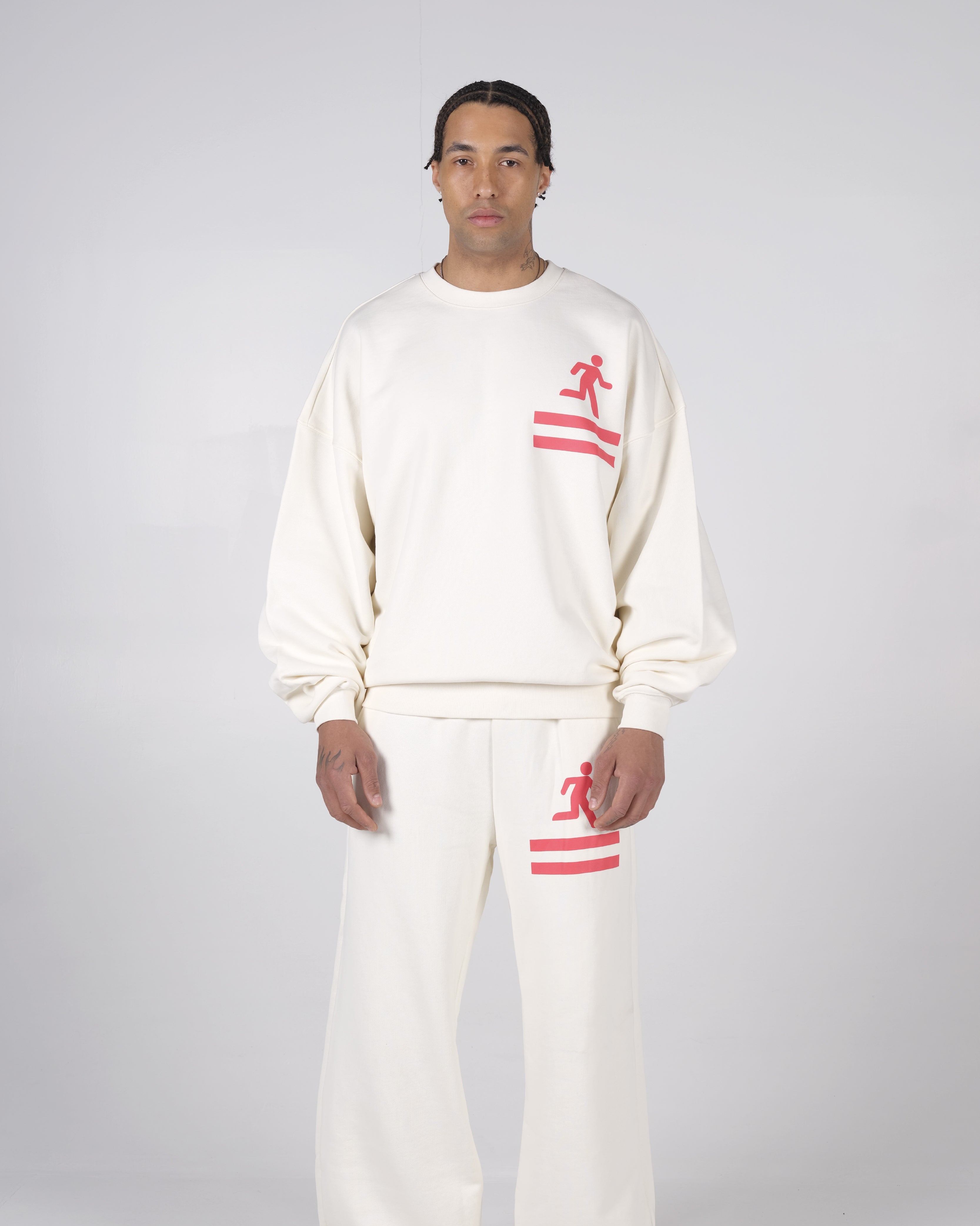 SLHTS SWEATER OFFWHITE