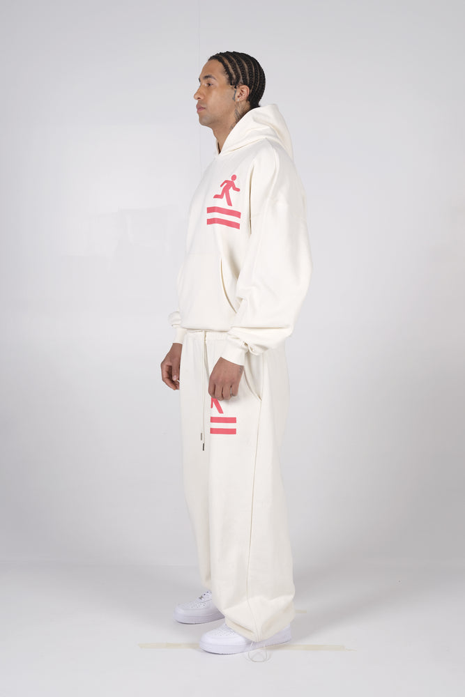 SLHTS HOODIE OFFWHITE
