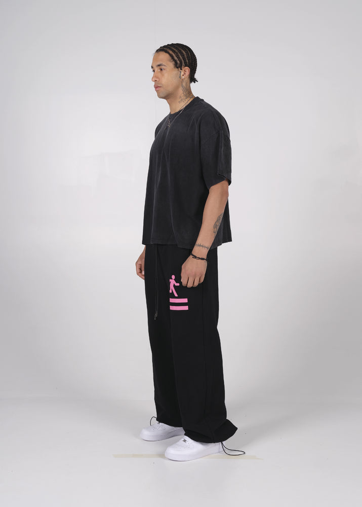 T-SHIRT BLACK BLANC