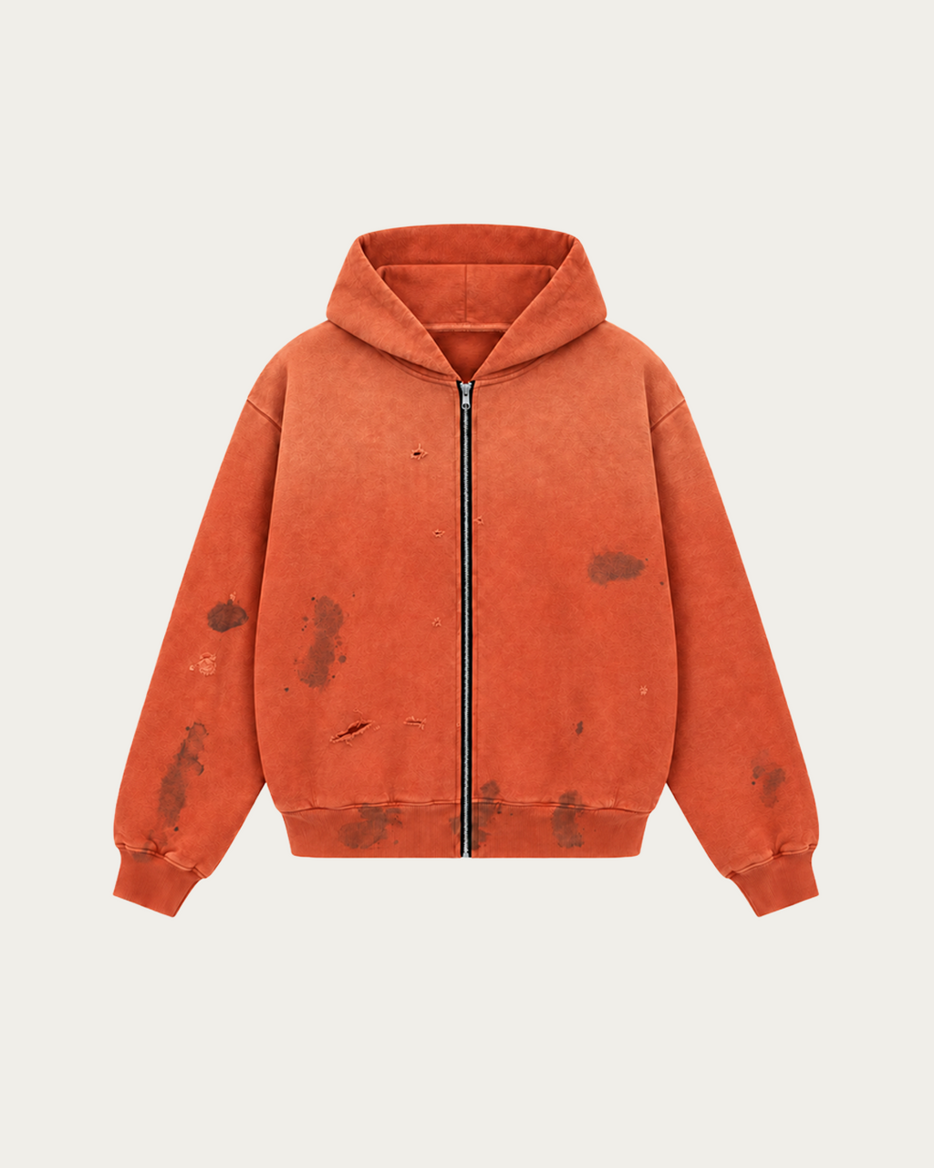 BURNT ORANGE ZIP