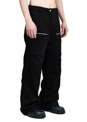 LJUBINKA FLARED BIKER PANTS CANVAS - Image 7